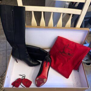 Eloise Botta 85 Leather Boots (Black) Size 39 / US 9